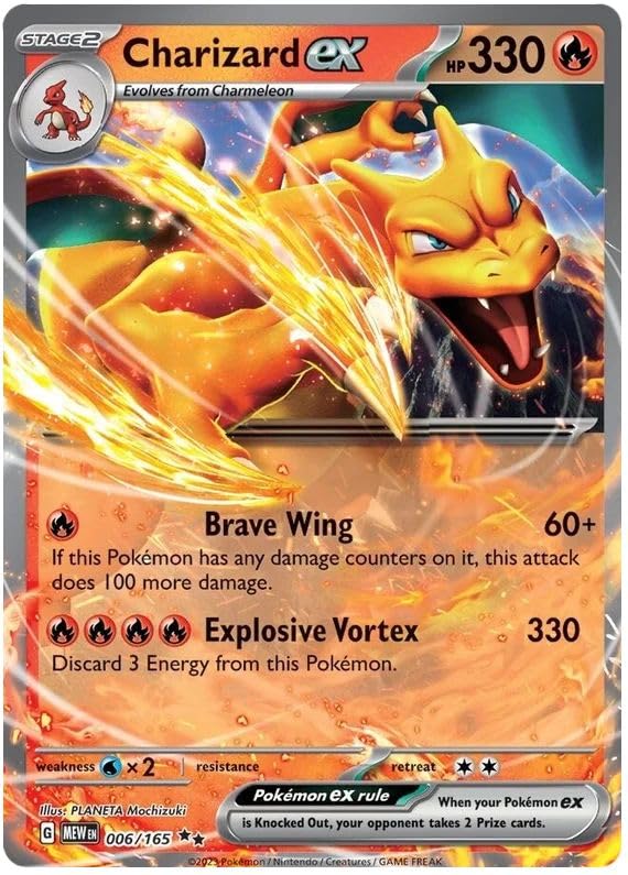 CHARIZARD ex（リザードンex）#006 Charizard ex 006/165 Double Rare Pokemon Card | Pokémon Scarlet